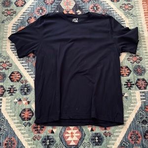 Athletic short sleeve shirt.